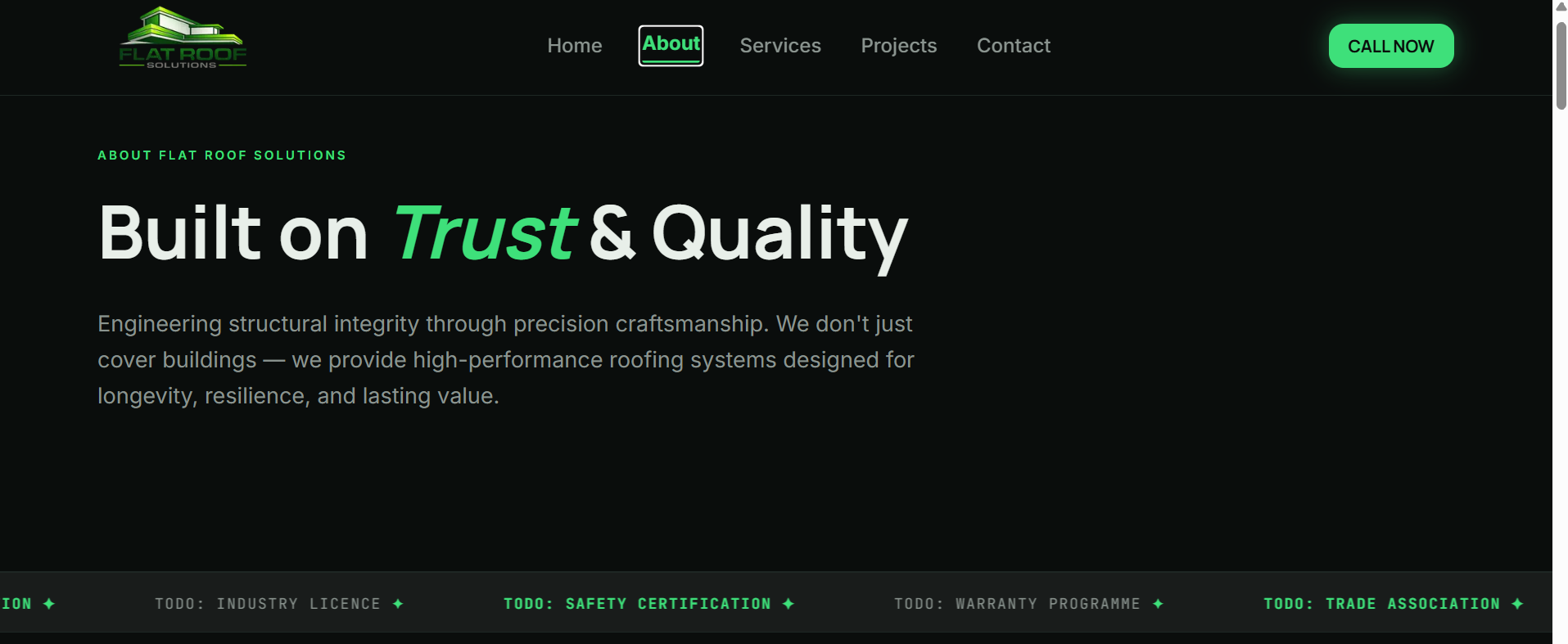 Flat Roof Solutions screenshot
